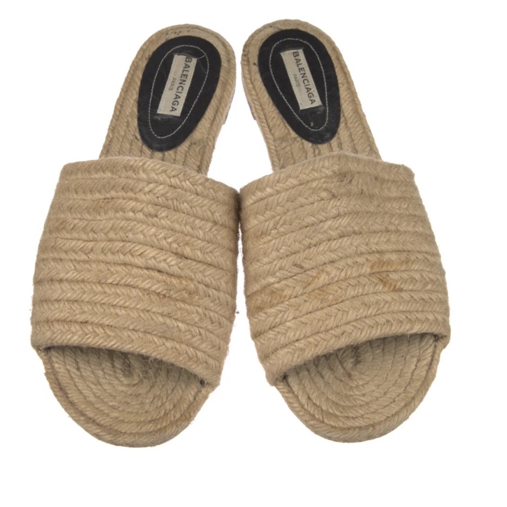 Balenciaga Straw Espadrilles - Picture 3 of 10
